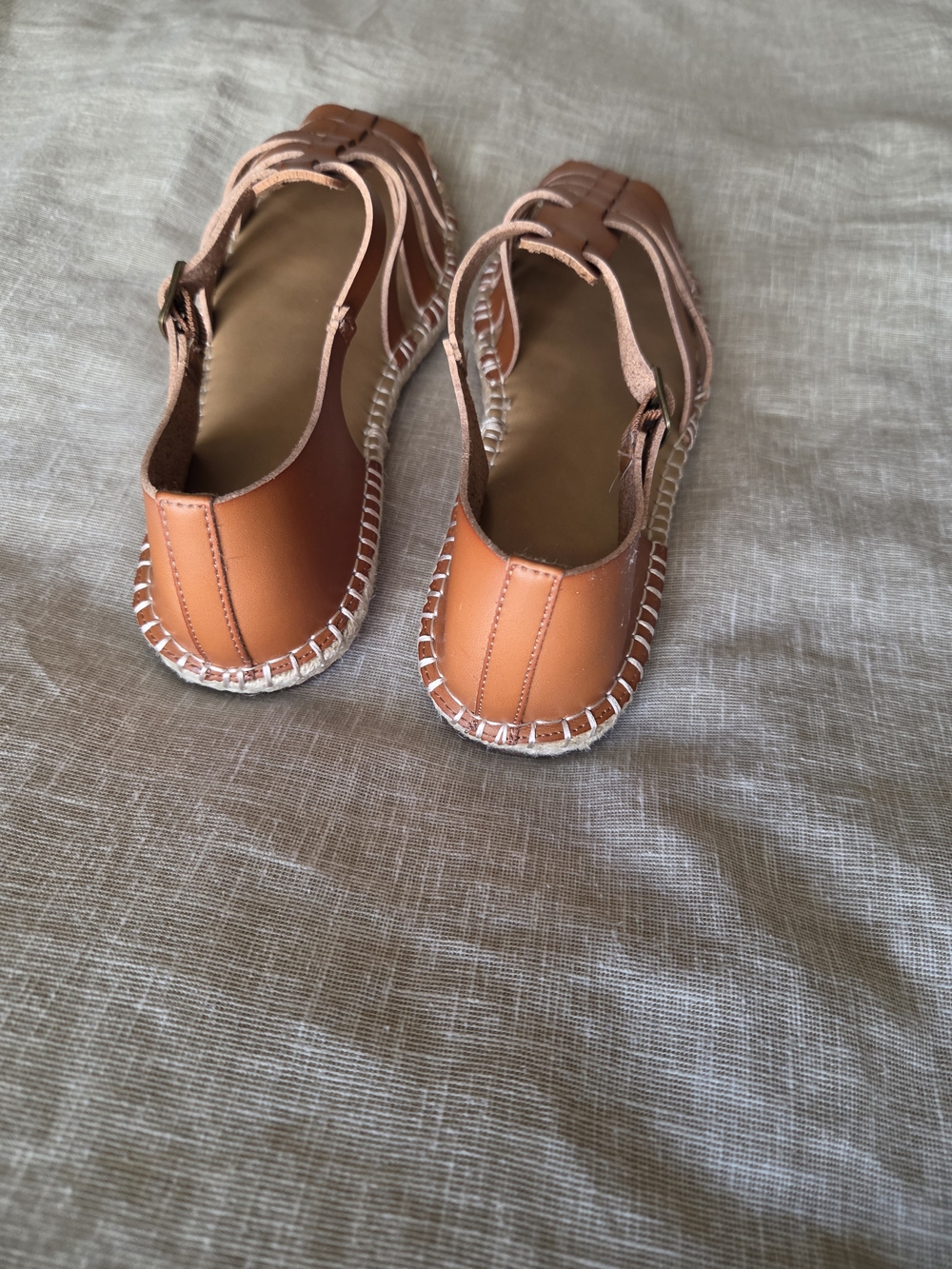 Seychelles Fisherman Espadrilles Sandals Faux Leather - Picture 4 of 9